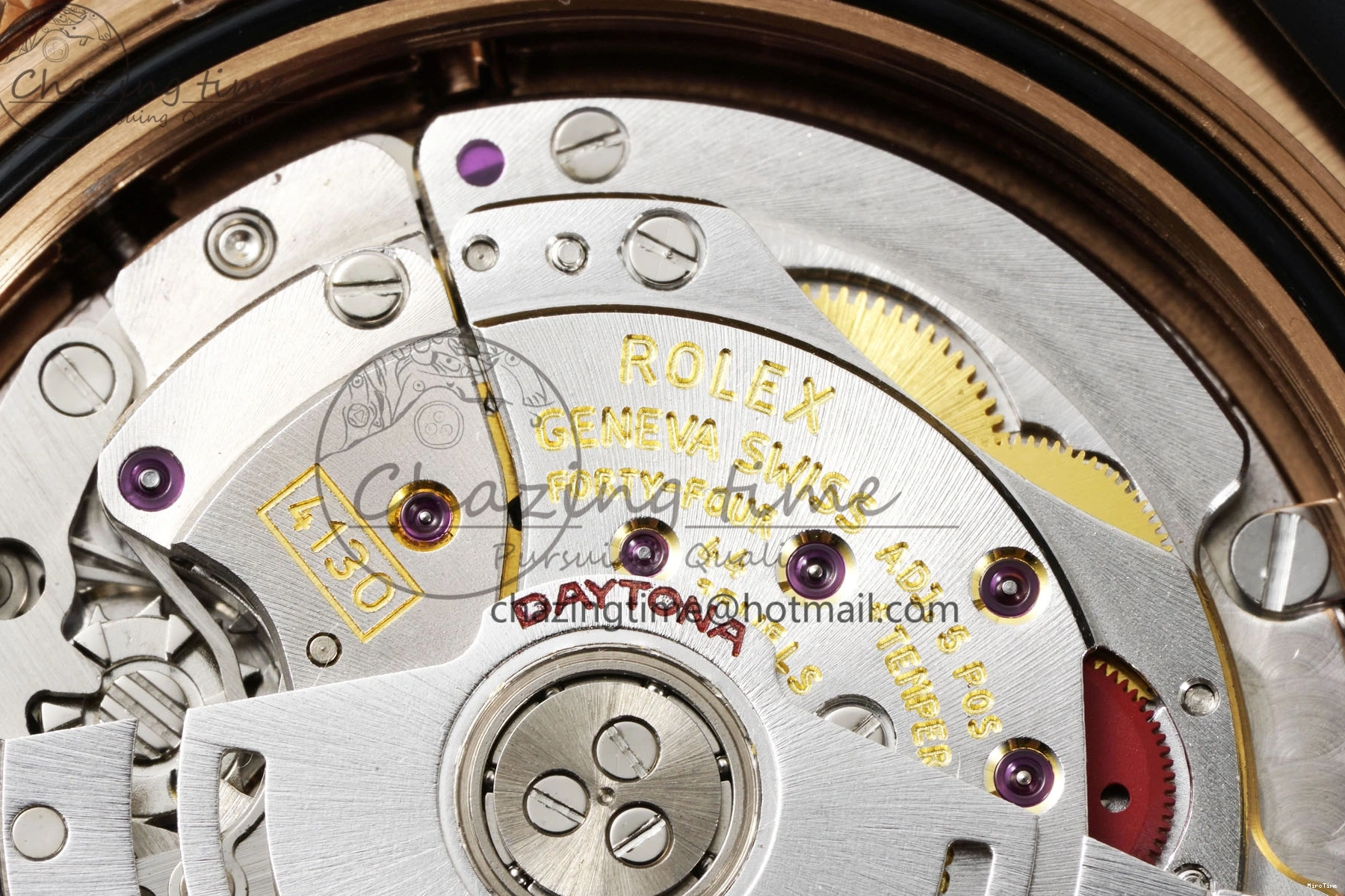 MiroTime 0115 Tailored Daytona 116515 BTF 1:1 Best Edition White Dial on Oysterflex Rubber Strap SA4130 V 2262